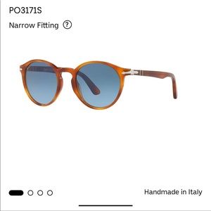 Persol sunglasses PO3171S in Terra di Siena with Blue Gradient